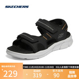 斯凯奇（Skechers）凉鞋男士秋季厚底休闲鞋软底外穿运动凉拖鞋237286