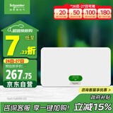 施耐德电气 配电箱空开强电箱单排20回路 家用暗装配线箱白色天朗系列TLA20B
