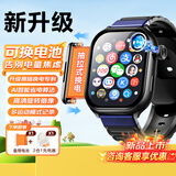 HWCQJ天才华为机适用儿童电话手表5G全网通防水可插卡定位视频小学初高中生青少年男女孩智能手表 X8幻夜黑+自带电池*1|备用电池*1|充电仓*1