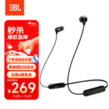 JBL TUNE 135BT蓝牙无线耳机 颈挂式运动耳机 无线立体声耳机 黑色