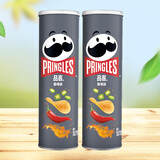 品客（Pringles）薯片桶装罐装休闲零食办公室零食膨化食品香辣味110g*2罐