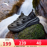 安踏（ANTA）【探野】运动拖鞋男女休闲潮流溯溪鞋洞洞鞋户外登山徒步凉鞋 黑/城堡灰-3 (男款) 40 (男7码)