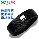 卡帝乐鳄鱼皮带圈环圈配件皮环扣头层牛皮圈套环腰带尾部固定环