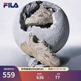FILA斐乐女鞋跑步鞋火星二代复古老爹鞋运动鞋休闲慢跑鞋MARS Ⅱ 驼丝锦-DO-F12W131116F 38