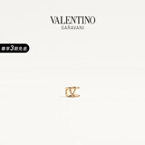 华伦天奴VALENTINO女士 VLOGO SIGNATURE 单只金属耳夹 金色 均码
