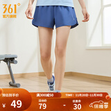 361°运动短裤男2025年新款夏季速干吸湿五分裤透气弹力男裤 【女款】水手蓝 L