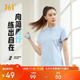 361°短袖女春夏季运动t恤速干衣polo衫跑步健身休闲瑜伽662424130H-3