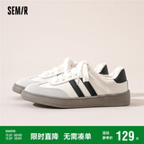 Semir女鞋德训鞋冬季休闲鞋运动鞋板鞋女SFYM233655 白色 38
