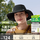 蕉下（beneunder）遮阳帽子男渔夫帽防晒帽钓鱼帽太阳帽登山帽防泼水TS730黑