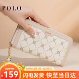POLO手包女士钱包女长款卡包手拿包女多卡位钱夹印花女包生日礼物
