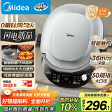 美的（Midea）电饼铛 电饼档 双面加热煎烤机烙饼锅 早餐机 加大加深三明治机煎饼薄饼机钛陶0氟匀火烤盘JKC3083