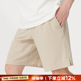 耐克（NIKE）官方 短裤秋冬男 25新款冰丝速干透气五分宽松休闲裤跑步运动短裤 DV9331-251/弹性面料/刺绣LOGO 卡其 M