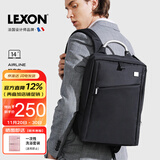 乐上（LEXON）法国品牌双肩包14英寸商务电脑包男防泼水背包通勤笔记本书包礼物