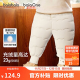 巴拉巴拉童装宝宝羽绒裤高腰护肚长裤男女童2025冬装保暖裤子208425108208