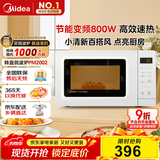 美的（Midea）变频小清新微波炉 液晶屏幕 磨砂面板 小型20L家用 匠心工艺（PM2002）