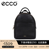 爱步（ECCO） 双肩包女 轻奢牛皮背包 小号双肩包9107807 HL 黑色910780790000 均码