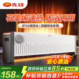 先锋（SINGFUN）踢脚线取暖器家用电暖气浴室防水电暖器大面积取暖神器全屋升温加热器 【居浴两用】石墨烯速热款 DTJ-T10-W