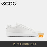 爱步（ECCO）休闲板鞋男鞋 轻便软底板鞋平底鞋鞋子男 柔酷60周年582404 HL 白色58240401007 41