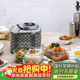 乐扣乐扣（LOCK&LOCK）耐热玻璃保鲜盒微波炉饭盒上班学生便当盒分隔餐盒配便当包两件套