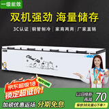 北极川冰柜商用智能温控卧式大容量冷柜家用冷藏冷冻展示柜冰箱保鲜柜雪糕柜 四面制冷|长3.6米四门|双机强劲海量|2588黑