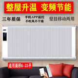 符凡迪壁挂式电热取暖器家用全屋速热升温大面积客厅办公室浴室碳纤维电暖器碳晶取暖器墙暖电暖气片 单面600W【适用6平内，长0.78米】