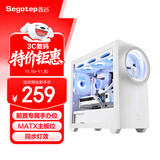 鑫谷（segotep）次元舱1白色桌面小机箱（前置专属手办位/MATX主板位/同步灯效/360水冷位/二次元台式电脑主机箱）