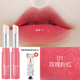 曼秀雷敦唇膏变色润唇膏女保湿补水滋润不脱色不易掉色防干裂护唇学生 玫瑰粉*2+赠手霜
