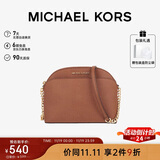 MICHAEL KORS妇女节礼物MK女包JET SET TRAVEL单肩斜挎包中号牛皮棕