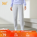 361°运动裤子女秋冬季跑步宽松户外休闲裤直筒长裤卫裤662434710D
