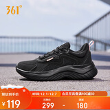 361°运动鞋女秋冬季防泼水通勤休闲厚底回弹健身跑步鞋子682232233-3