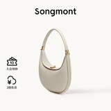 Songmont山下有松松月系列月弯包设计师月牙包秋冬单肩腋下包 茯苓白 现货