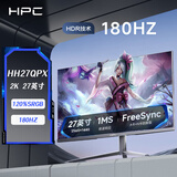 HPC27英寸显示器 2K180hz 原生屏高刷护眼屏幕IPS电脑主机电竞游戏笔记本副屏适配5060ti显卡 2K 180HZ IPS【爆款】 HH27QPX 不闪屏 壁挂 微边框