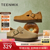 天美意勃肯鞋商场同款百搭女休闲鞋时尚女鞋