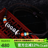 豆蔻时光智慧五眼天珠吊坠南红绿松石18K金转运珠玉髓锁骨链项链男女士款