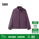 森马（Semir）夹克男冬抗静电外套摇粒绒情侣上衣109724108203