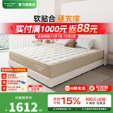甜秘密（SweetNight）席梦思床垫 凝胶记忆棉 独立弹簧床垫1.8x2米 可定制可拆洗 C款 | 软硬适中 | 23cm厚 1.5米*1.9米