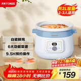 天际（TONZE）电炖锅 煲汤锅 家用陶瓷全自动炖汤锅煮粥神器养生多功能炖锅 蓝色2升电炖锅 DGDD23A20BMBW