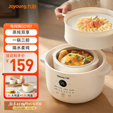 九阳（Joyoung）电炖锅炖盅 快炖隔水炖锅多功能锅婴儿宝宝辅食锅bb煲汤锅 燕窝炖盅 炖汤锅蒸锅 一锅三胆 GD187