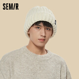 森马保暖毛线帽秋冬针织帽冷帽冬帽冬天户外护耳防寒帽子男冬季