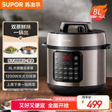 苏泊尔（SUPOR）【国家补贴】电压力锅8L 智能大容量8-10人家用带蒸笼蒸煮炖焖 SY-80YC8001电饭煲高压锅