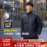 君羽户外羽绒服情侣款轻薄鹅绒服800蓬鹅绒秋冬防风保暖羽绒衣C52021 男款—宝蓝 L 推荐男136-150斤/女101-110斤