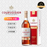 馥华诗（COURVOISIER）VSOP干邑白兰地 1000ml 拿破仑 法国进口洋酒礼盒