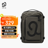 90分双肩包户外多功能大容量背包旅游出行男女学生电脑包墨绿15.6英寸