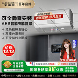 史密斯（A.O.SMITH）国家补贴20%电热水器60升航空舱型面包机全隐藏安装免换镁棒速热家用洗澡一级能效节能E60EDX 60L 3000W 【可全隐藏安装】