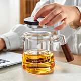 忆壶茶玻璃泡茶杯茶水分离耐高温办公室茶具三件套一人用泡茶神器