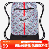耐克NIKE男女双肩包健身袋 足球健身包 休闲包DA5435-425蓝藏青 均码