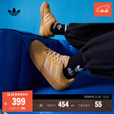 adidas「面包鞋」COURTIC经典运动板鞋男女阿迪达斯官方三叶草 芥末黄   35.5