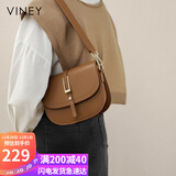 viney马鞍包牛皮包包女包轻奢品牌斜挎单肩包生日礼物高级感送女友老婆