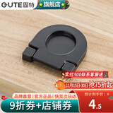 固特（GUTE）拉手美式抽屉橱衣柜门黑色拉手现代简约欧式拉手五金加厚单粒把手 3218小号款 哑黑色