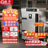 扬子（YANGZI）蒸饭柜商用蒸饭车蒸箱食堂蒸柜饭堂智能蒸饭机小型家用燃气蒸炉液化气煤气蒸包炉包子机 上定时定温丨加厚保温断电【轻奢款】220V 节能大12盘丨220V或380V【约200人用】